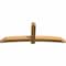 Ekena Millwork Bellingham Rough Sawn Timber Gable Bracket, Western Red Cedar, 96"W x 36"H x 6"D x 6"F, 9/12 Pitch GBW096X36X0606BEL00RWR - alternate 5